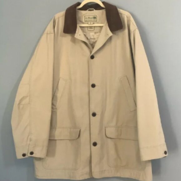Men’s LLBEAN Barn Jacket Size XXL Like New 100% Cotton Flannel Lined 4 P… - Picture 1 of 10